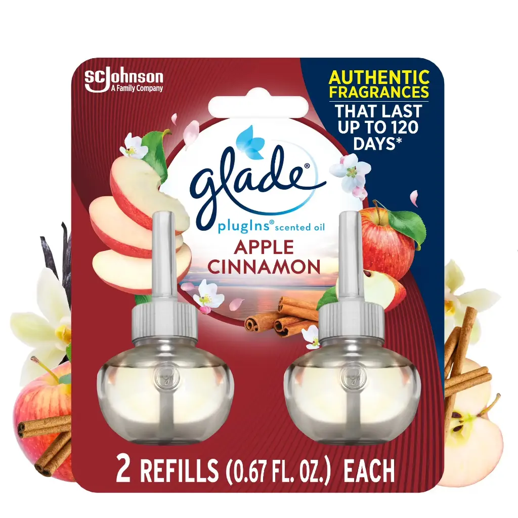 Glade PISO Apple Cinnamon 2 Refill 6/1.34oz