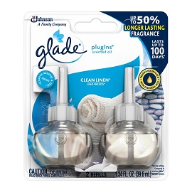 Glade PISO Clean Linen 2 Refill 6/1.34oz