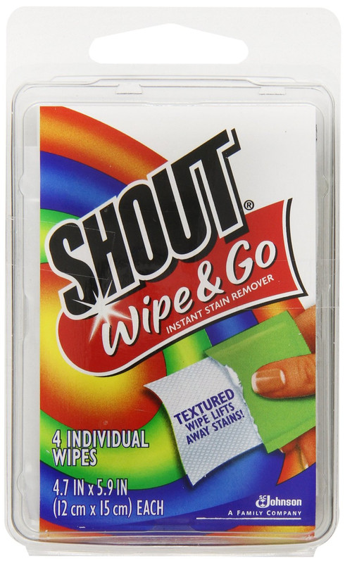 Shout Wipes Trial Size 24/4Ct