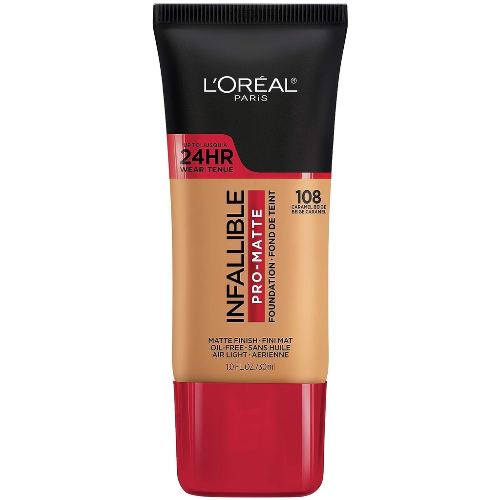 Infallible Pro-Matte Foundation Caramel Beige #108