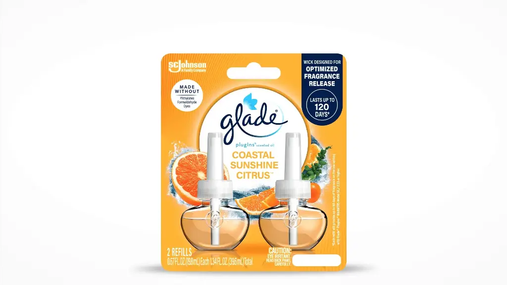 Glade PISO Coastal Citrus 2 Refill 6/1.34oz