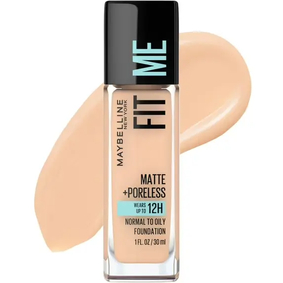 Fitme Matte+Poreless Foundation - Soft Sand #124