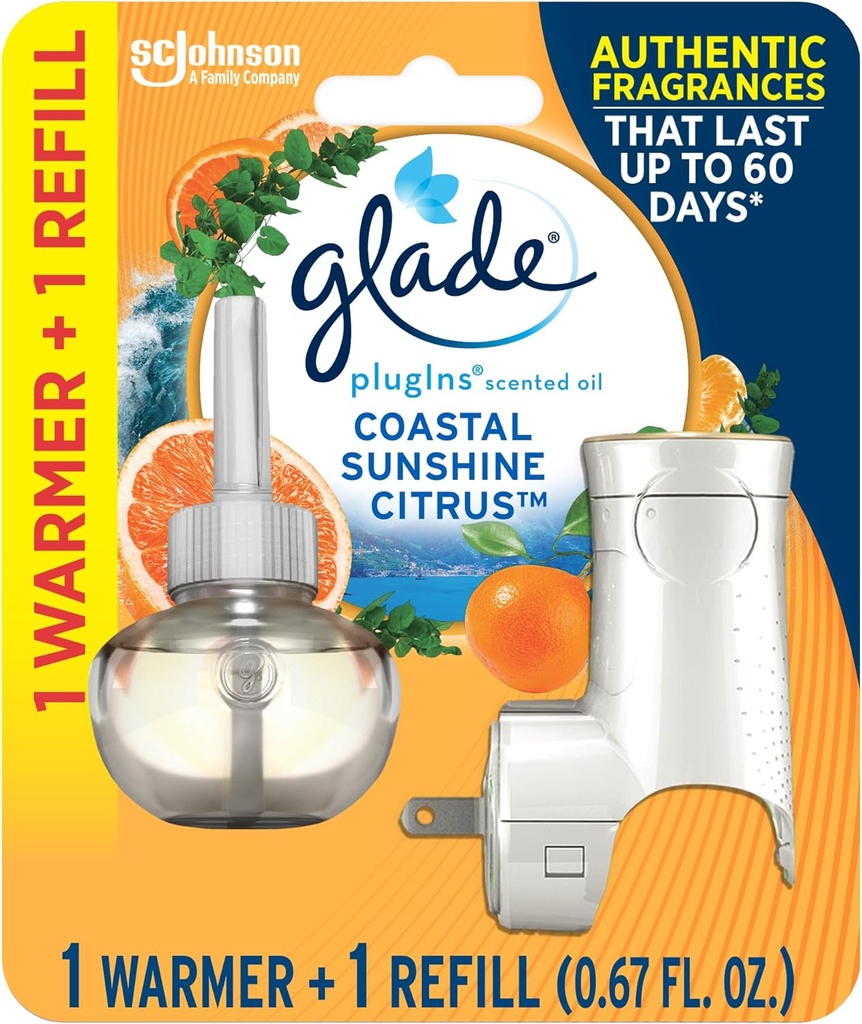 Glade PISO Coastal Sunshine Citrus + Warmer 5/0.67oz
