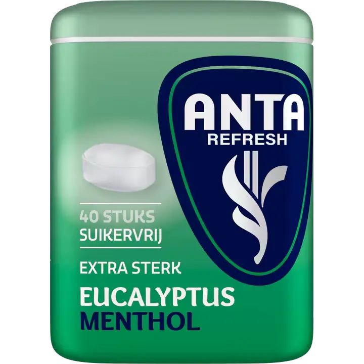 Anta Refresh Eucalyptus Suikervrij 12x72g 