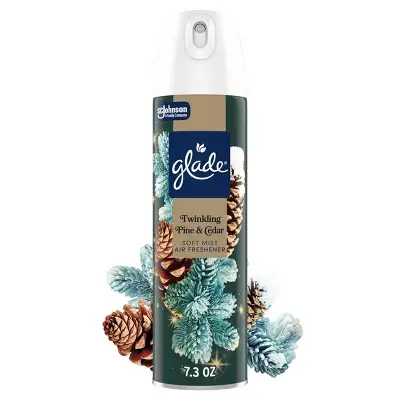 Glade Aerosol Twinkling Pine & Cedar 6/7.3oz  