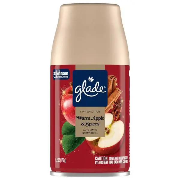 Glade Auto Spray Apple Spices Refill 4/6.2oz  