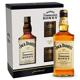 [0300-BF-30830] Jack Daniels Honey 2 Gls Giftpack 6/75 Cl