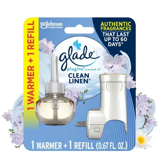 [1900-SJ-03827] Glade PISO Clean Linen + Warmer 5/0.67oz