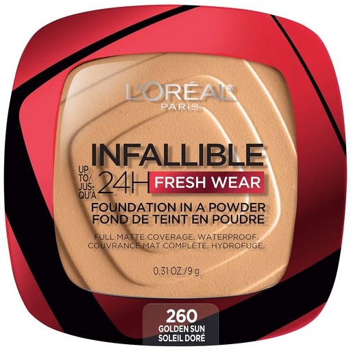 [2200-LO-62784] Infallible Fresh Wear Powder Golden Sun #260