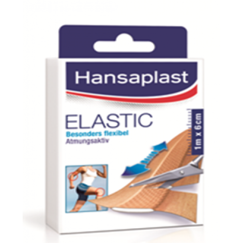 [2400-FB-02607] Hansaplast Pleisters - Elastic 1m x 6cm