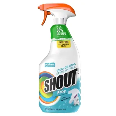 [1900-SJ-73735] Shout Laundry Stain Remover Dye & Fragrance Free Trigger 8/22oz