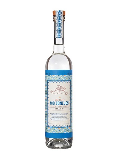 [0500-JC-08692] Mezcal 400 Conejos Joven Espadin 12/70Cl