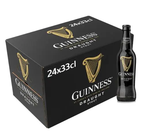 [0900-DG-12526] Guinness Draught Bottle 1x24pk/33cl 
