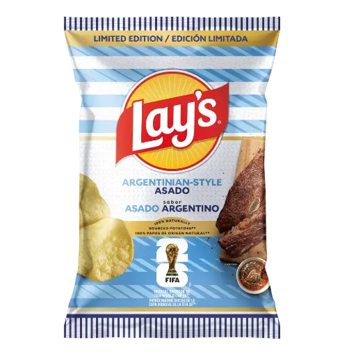 [1400-FL-66957D] Lays Argentina Carne Asado World Cup 60/1.13oz